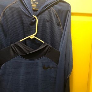 2 dri fit Nike hoodies
